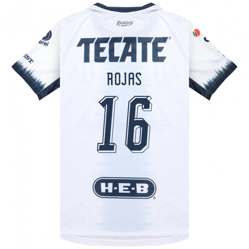 גברים Johan Rojas #16 לבן כחול דיו אדום הרחק ג'רזי 2026/27 חולצה קצרה
