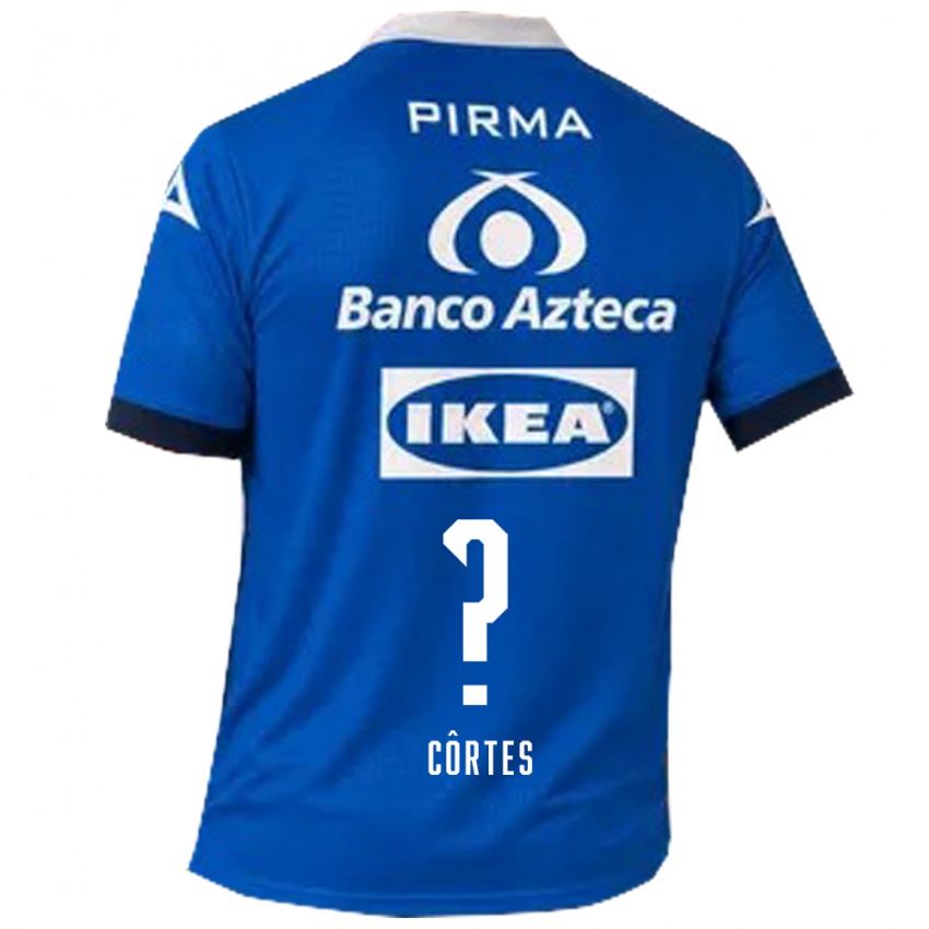 גברים Vinícius Côrtes #0 כחול לבן הרחק ג'רזי 2026/27 חולצה קצרה