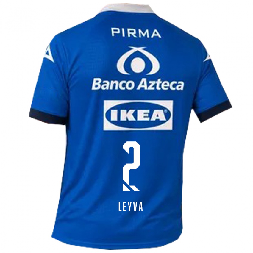 גברים אנחל לייבה(Angel Leyva #2 כחול לבן הרחק ג'רזי 2026/27 חולצה קצרה