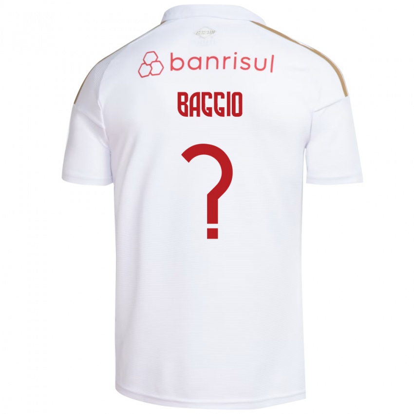 גברים Gabriel Baggio #0 אדום לבן הרחק ג'רזי 2026/27 חולצה קצרה
