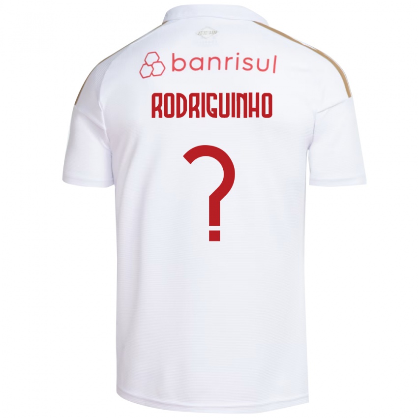 גברים Rodriguinho #0 אדום לבן הרחק ג'רזי 2026/27 חולצה קצרה