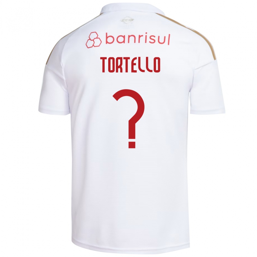 גברים Tortello #0 אדום לבן הרחק ג'רזי 2026/27 חולצה קצרה