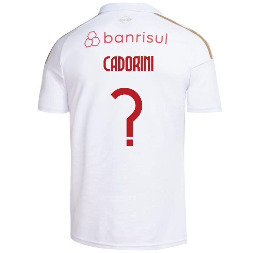 גברים Matheus Cadorini #0 אדום לבן הרחק ג'רזי 2026/27 חולצה קצרה