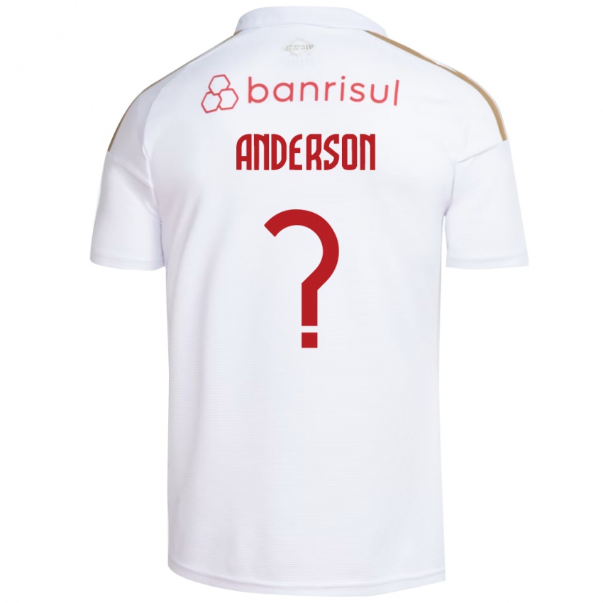 גברים Anderson #0 אדום לבן הרחק ג'רזי 2026/27 חולצה קצרה