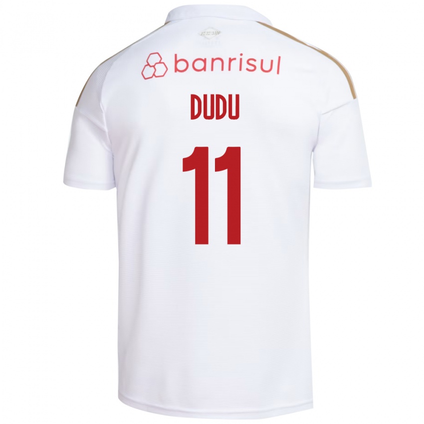 גברים Dudu #11 אדום לבן הרחק ג'רזי 2026/27 חולצה קצרה