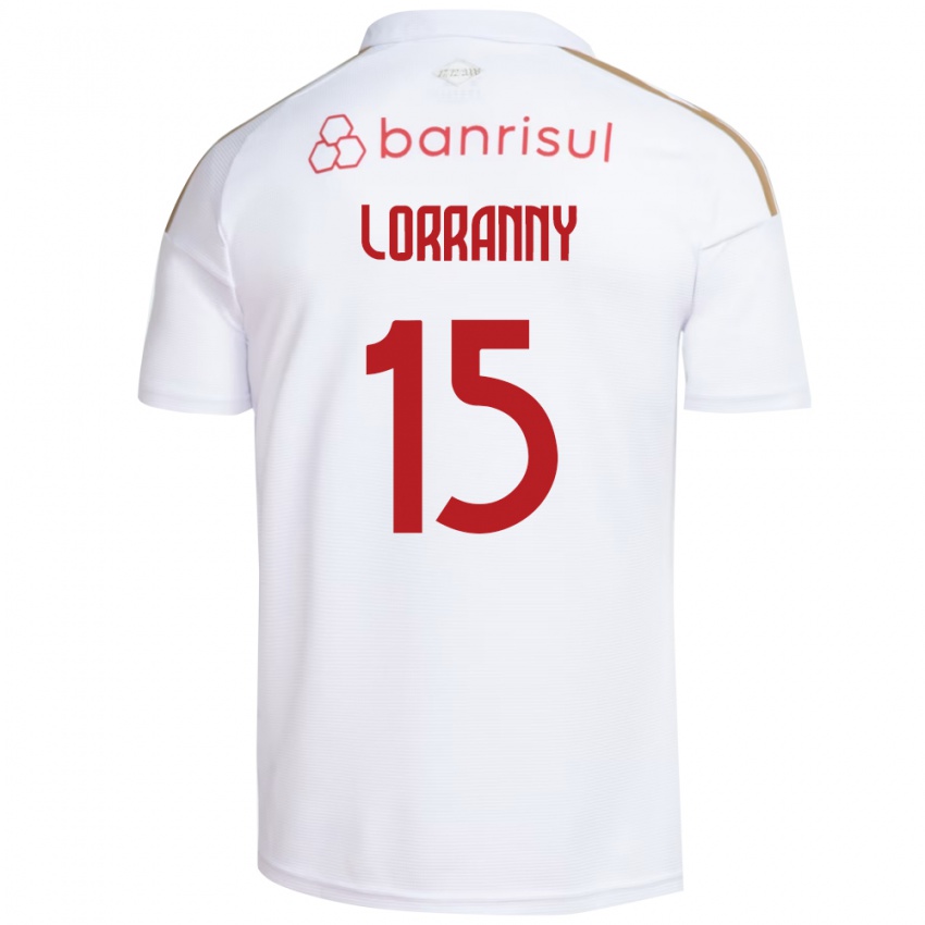 גברים Lorranny #15 אדום לבן הרחק ג'רזי 2026/27 חולצה קצרה
