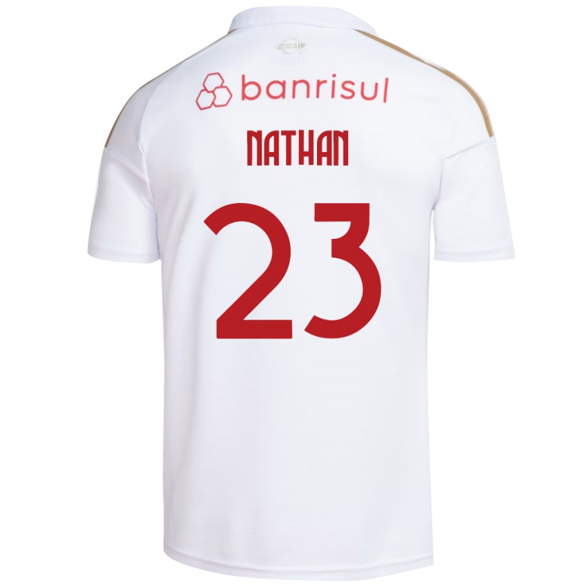 גברים Nathan #23 אדום לבן הרחק ג'רזי 2026/27 חולצה קצרה