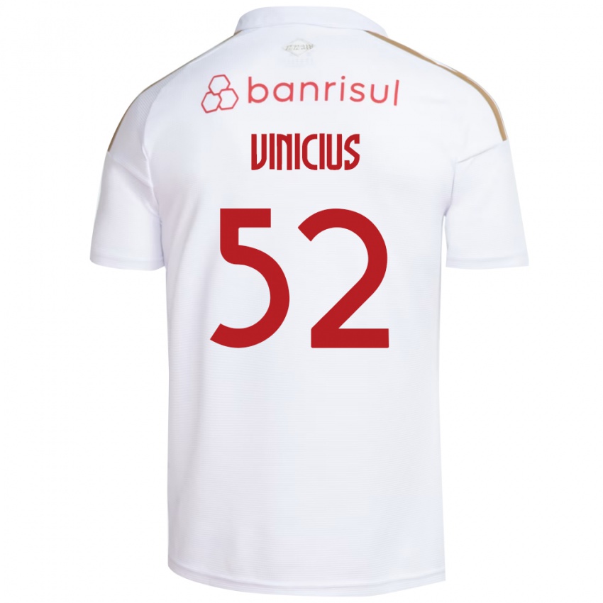 גברים Gabriel Vinicius #52 אדום לבן הרחק ג'רזי 2026/27 חולצה קצרה