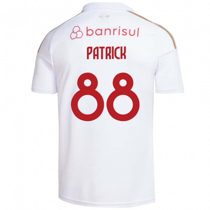גברים Patrick #88 אדום לבן הרחק ג'רזי 2026/27 חולצה קצרה