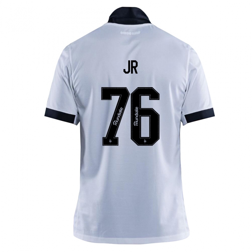 גברים Wanderson Jr #76 שחור לבן הרחק ג'רזי 2026/27 חולצה קצרה