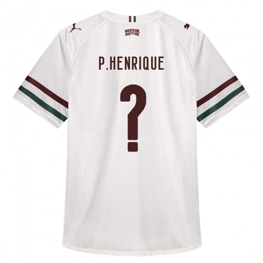 גברים Pablo Henrique #0 לבן ירוק בורדו הרחק ג'רזי 2026/27 חולצה קצרה