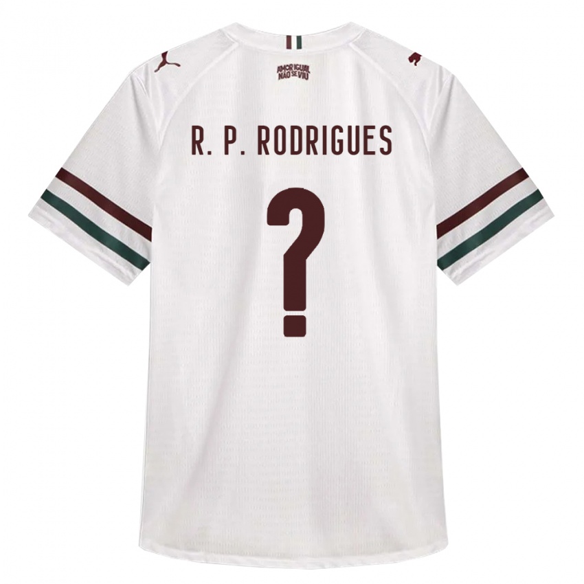 גברים Ronald Pinheiro Rodrigues #0 לבן ירוק בורדו הרחק ג'רזי 2026/27 חולצה קצרה