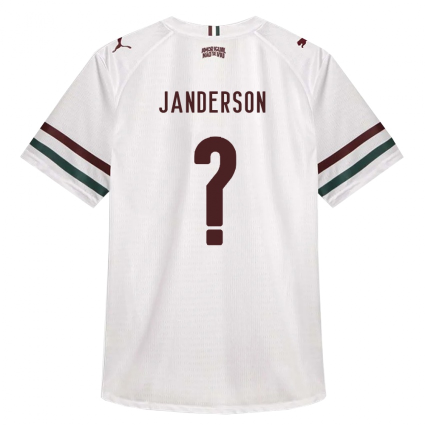 גברים Janderson #0 לבן ירוק בורדו הרחק ג'רזי 2026/27 חולצה קצרה