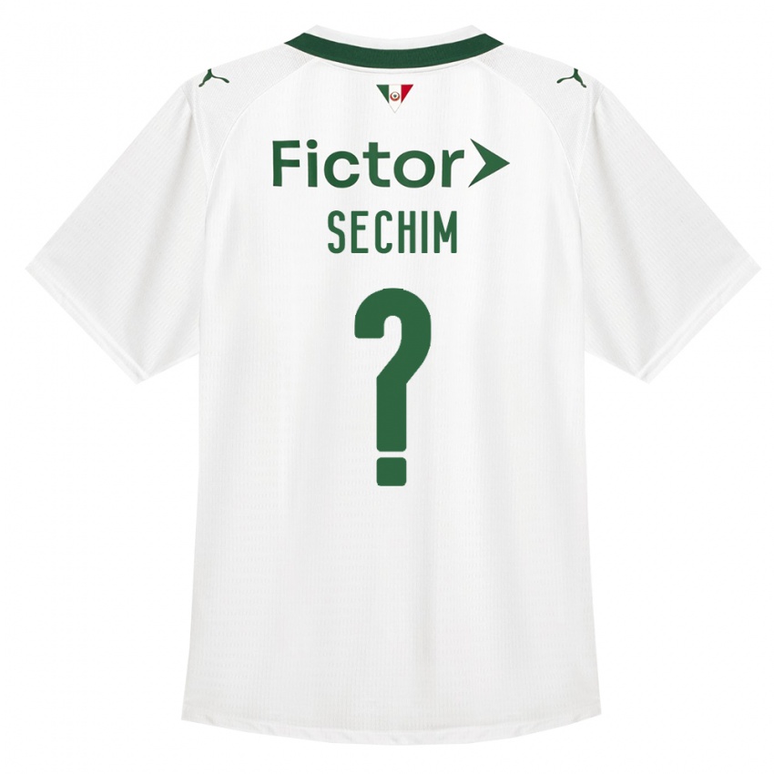 גברים Caio Sechim #0 ירוק לבן הרחק ג'רזי 2026/27 חולצה קצרה