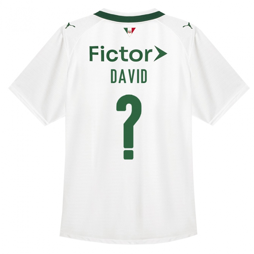 גברים David #0 ירוק לבן הרחק ג'רזי 2026/27 חולצה קצרה
