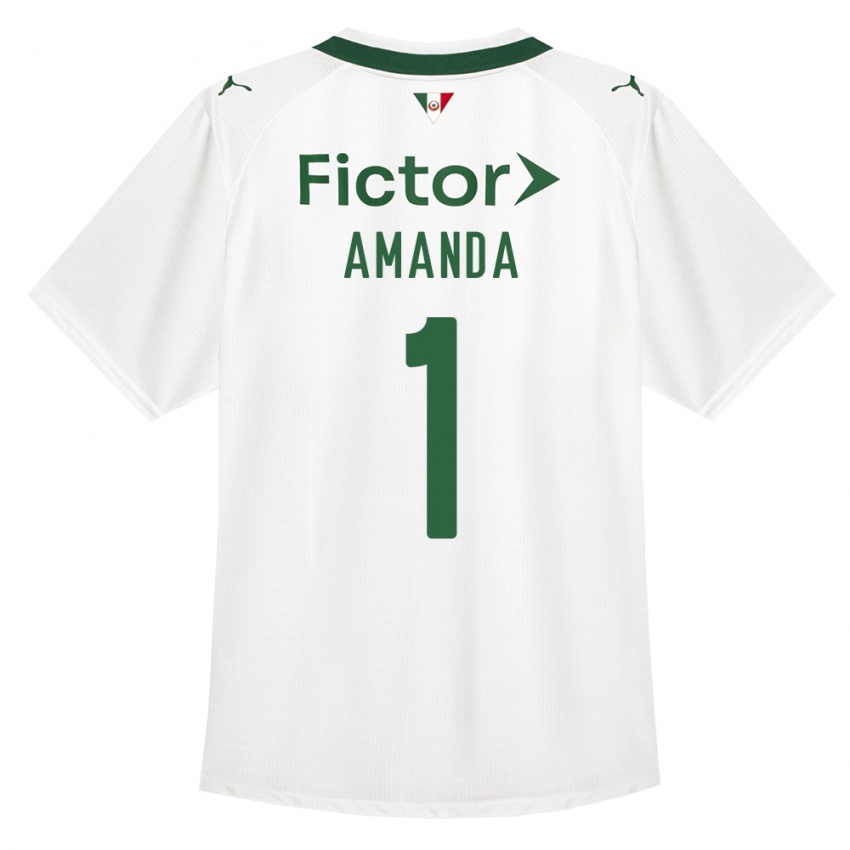 גברים Amanda #1 ירוק לבן הרחק ג'רזי 2026/27 חולצה קצרה