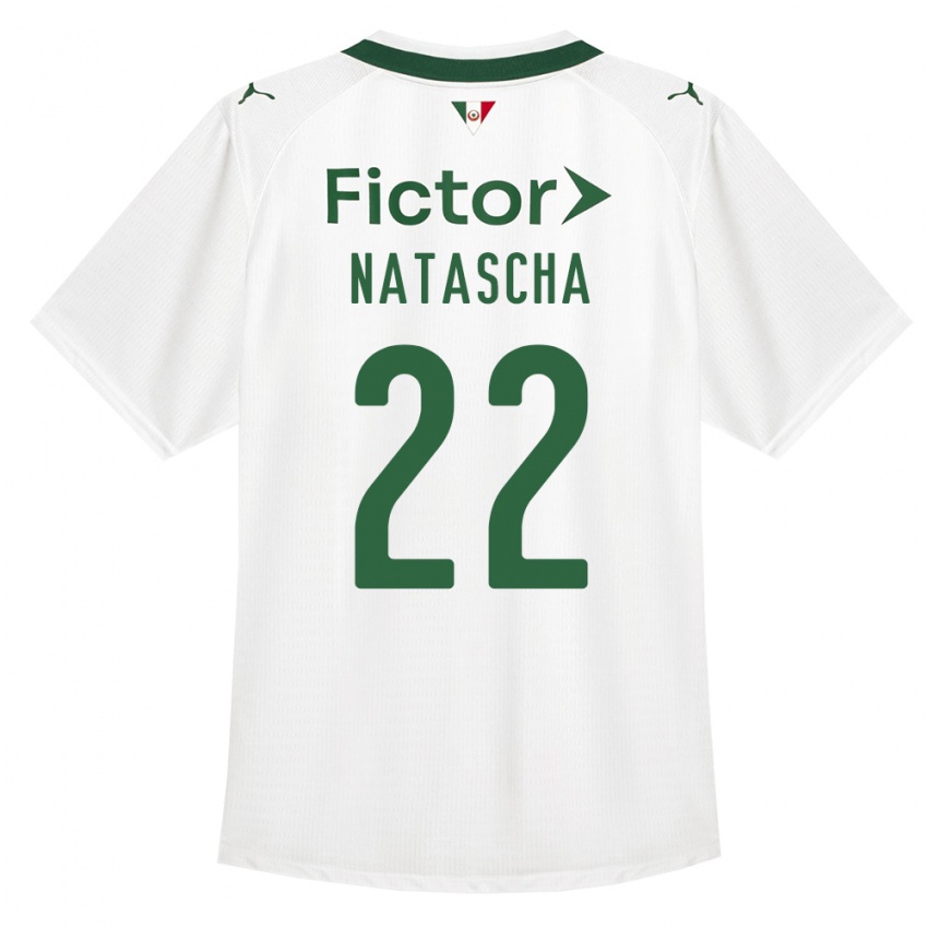 גברים Natascha #22 ירוק לבן הרחק ג'רזי 2026/27 חולצה קצרה