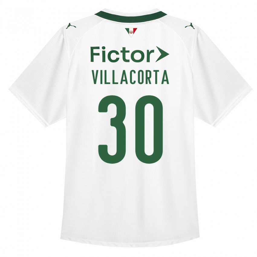גברים Rodrigo Villacorta #30 ירוק לבן הרחק ג'רזי 2026/27 חולצה קצרה