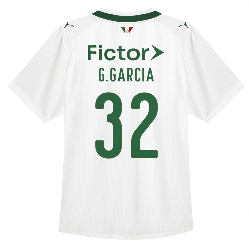גברים Gustavo Garcia #32 ירוק לבן הרחק ג'רזי 2026/27 חולצה קצרה