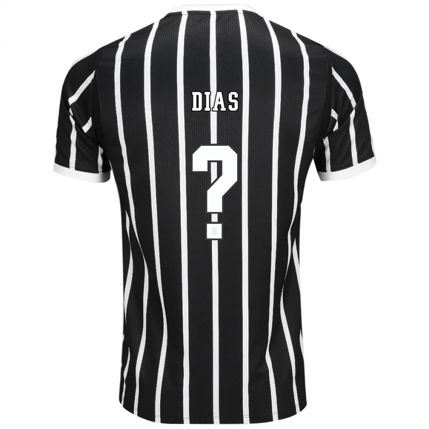 גברים Levy Dias #0 שחור לבן אדום הרחק ג'רזי 2026/27 חולצה קצרה