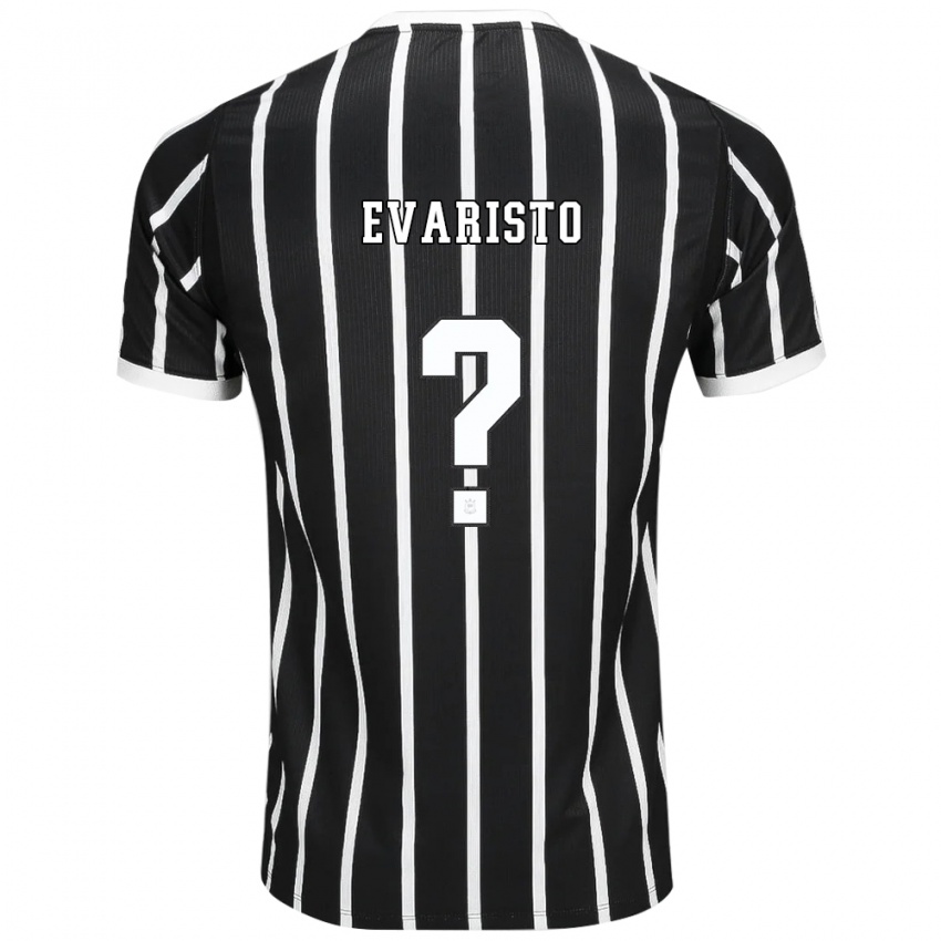 גברים Ryan Evaristo #0 שחור לבן אדום הרחק ג'רזי 2026/27 חולצה קצרה