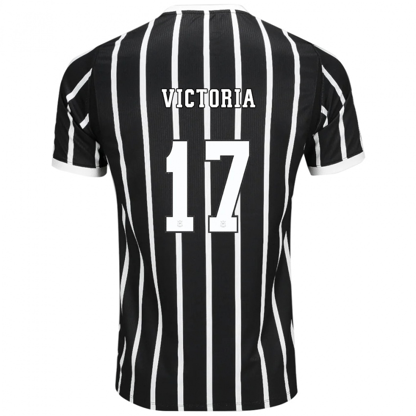 גברים Victoria #17 שחור לבן אדום הרחק ג'רזי 2026/27 חולצה קצרה