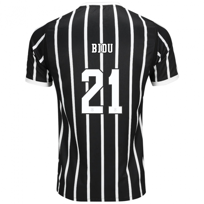 גברים Matheus Bidu #21 שחור לבן אדום הרחק ג'רזי 2026/27 חולצה קצרה
