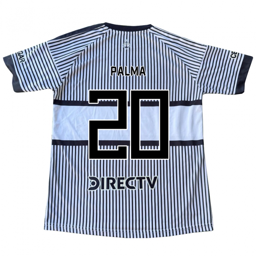 גברים לוקאס פלמה #20 לבן שחור צהוב הרחק ג'רזי 2026/27 חולצה קצרה