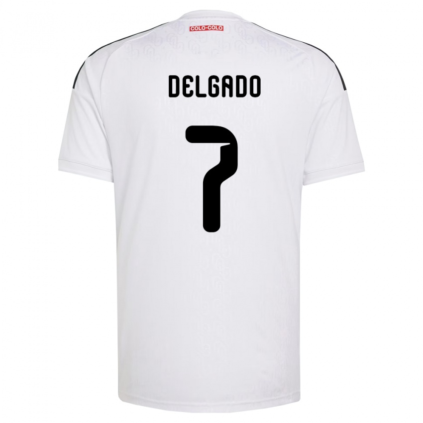 נשים Amaro Delgado #7 לבן שחור ג'רזי ביתית 2026/27 חולצה קצרה