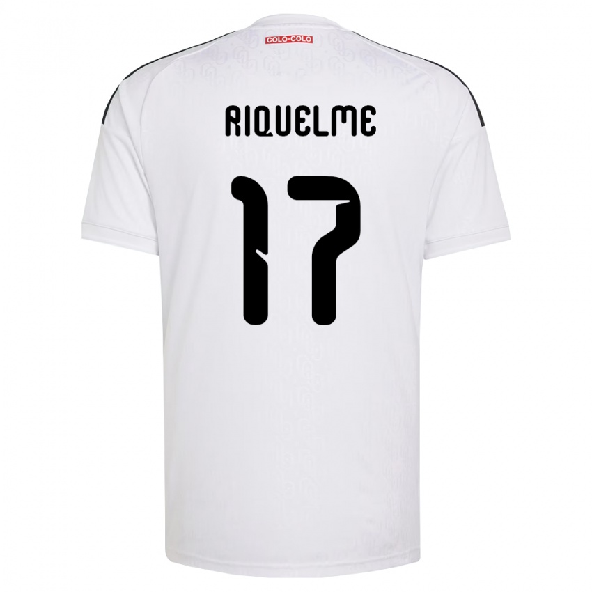 נשים Cristián Riquelme #17 לבן שחור ג'רזי ביתית 2026/27 חולצה קצרה