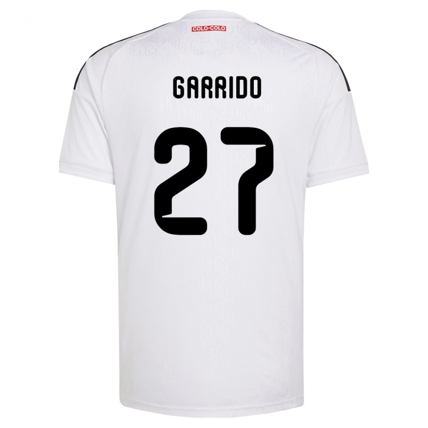 נשים Franco Garrido #27 לבן שחור ג'רזי ביתית 2026/27 חולצה קצרה
