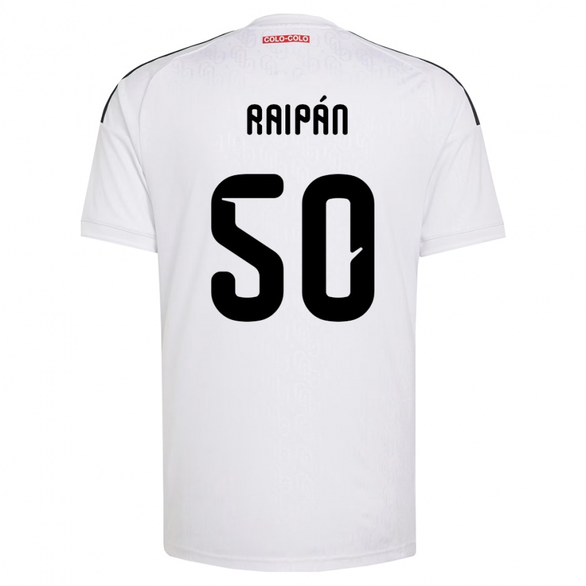 נשים Felipe Raipán #50 לבן שחור ג'רזי ביתית 2026/27 חולצה קצרה