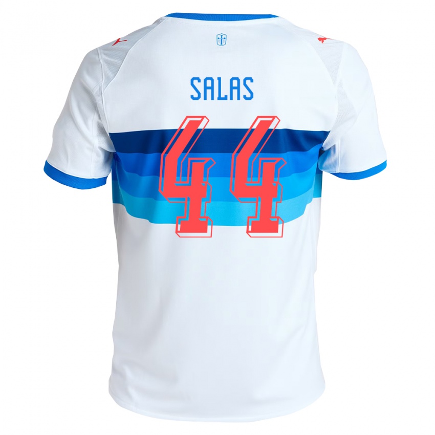 נשים José Salas #44 לבן כחול שמיים ג'רזי ביתית 2026/27 חולצה קצרה