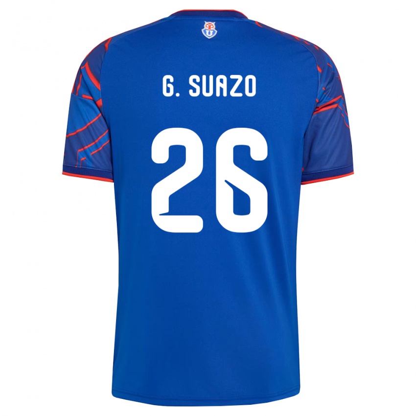 נשים Grettel Suazo #26 כחול מלכותי אדום ג'רזי ביתית 2026/27 חולצה קצרה