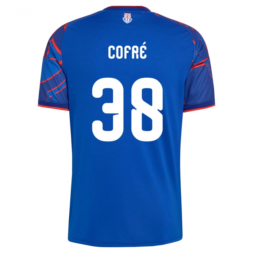 נשים Diego Cofré #38 כחול מלכותי אדום ג'רזי ביתית 2026/27 חולצה קצרה