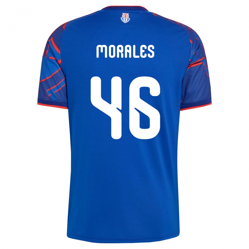 נשים Bastián Morales #46 כחול מלכותי אדום ג'רזי ביתית 2026/27 חולצה קצרה
