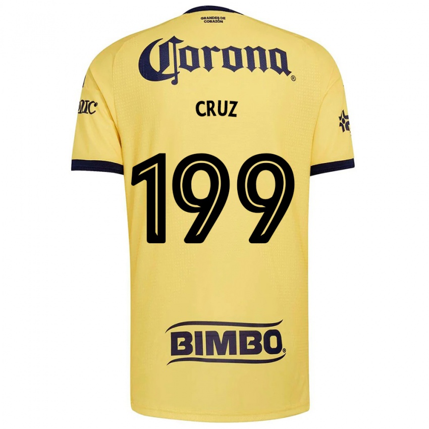 נשים Etsgar Cruz #199 צהוב אדום שחור ג'רזי ביתית 2026/27 חולצה קצרה