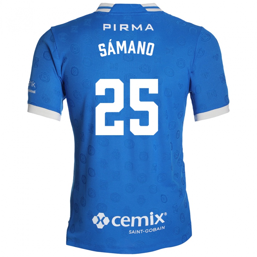 נשים Fernando Sámano #25 כחול לבן אדום ג'רזי ביתית 2026/27 חולצה קצרה