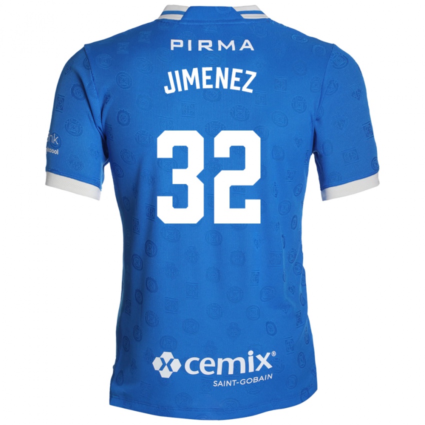 נשים Cristian Jimenez #32 כחול לבן אדום ג'רזי ביתית 2026/27 חולצה קצרה