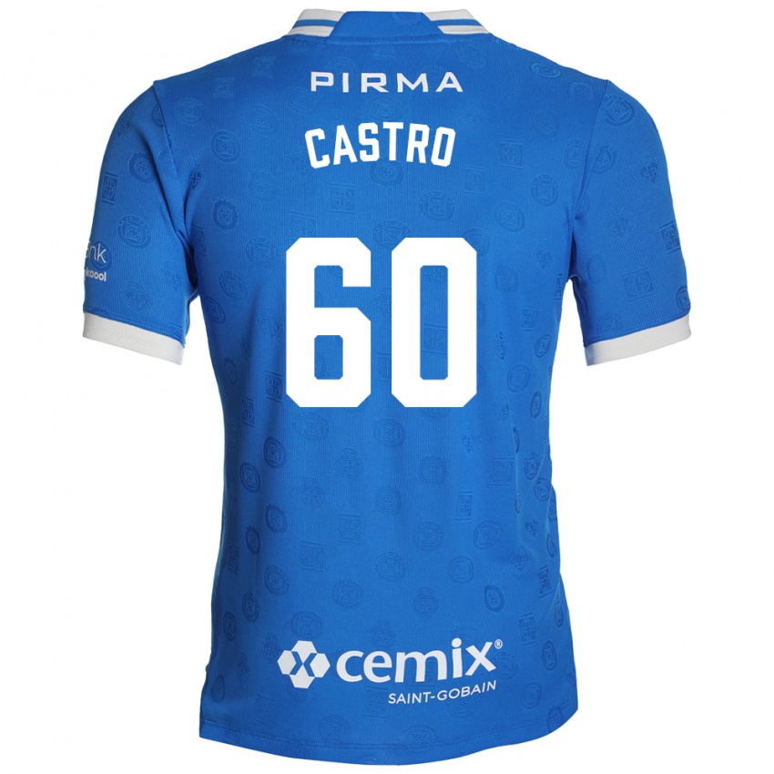 נשים Ariel Castro #60 כחול לבן אדום ג'רזי ביתית 2026/27 חולצה קצרה