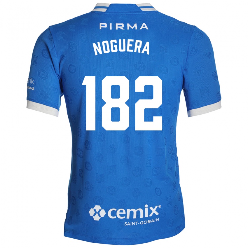 נשים Heldrich Noguera #182 כחול לבן אדום ג'רזי ביתית 2026/27 חולצה קצרה