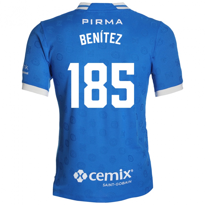נשים Cristopher Benitez #185 כחול לבן אדום ג'רזי ביתית 2026/27 חולצה קצרה