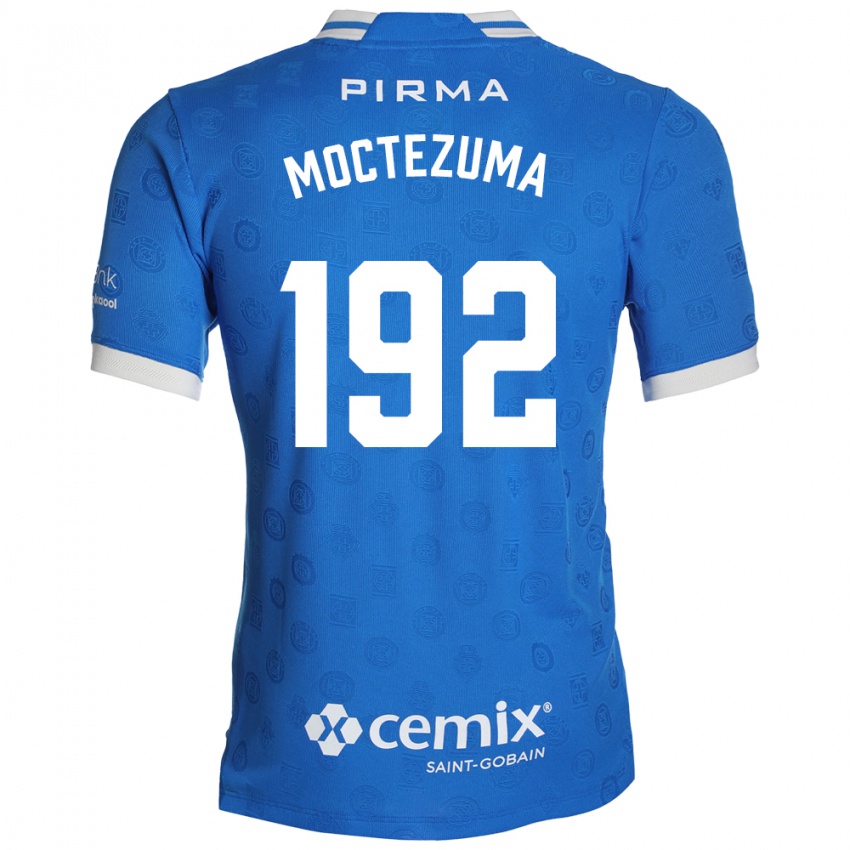 נשים Brayan Moctezuma #192 כחול לבן אדום ג'רזי ביתית 2026/27 חולצה קצרה