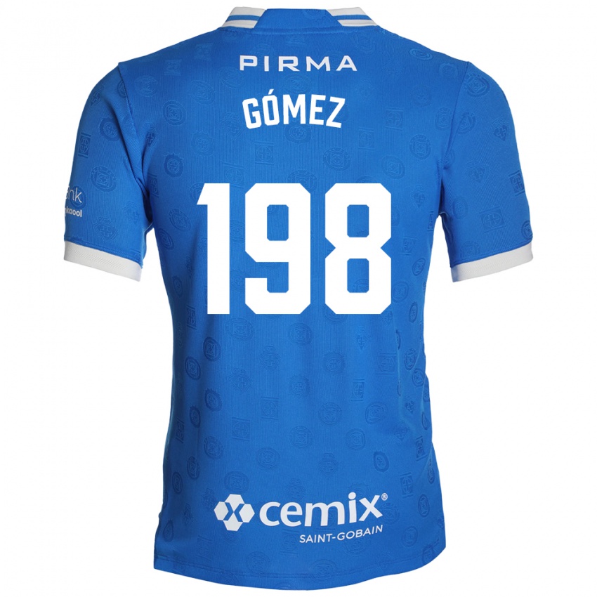 נשים Luiszael Gómez #198 כחול לבן אדום ג'רזי ביתית 2026/27 חולצה קצרה
