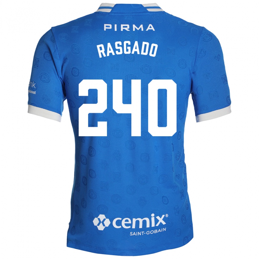 נשים Patricio Rasgado #240 כחול לבן אדום ג'רזי ביתית 2026/27 חולצה קצרה