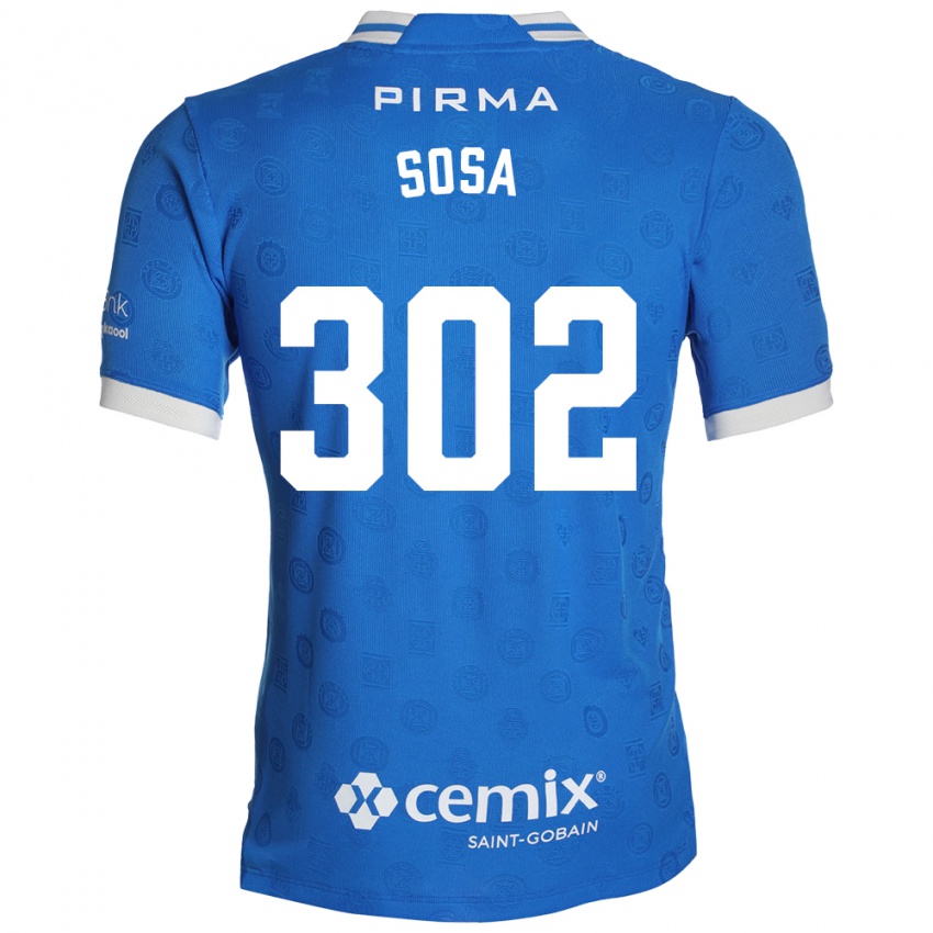 נשים Dustyn Sosa #302 כחול לבן אדום ג'רזי ביתית 2026/27 חולצה קצרה