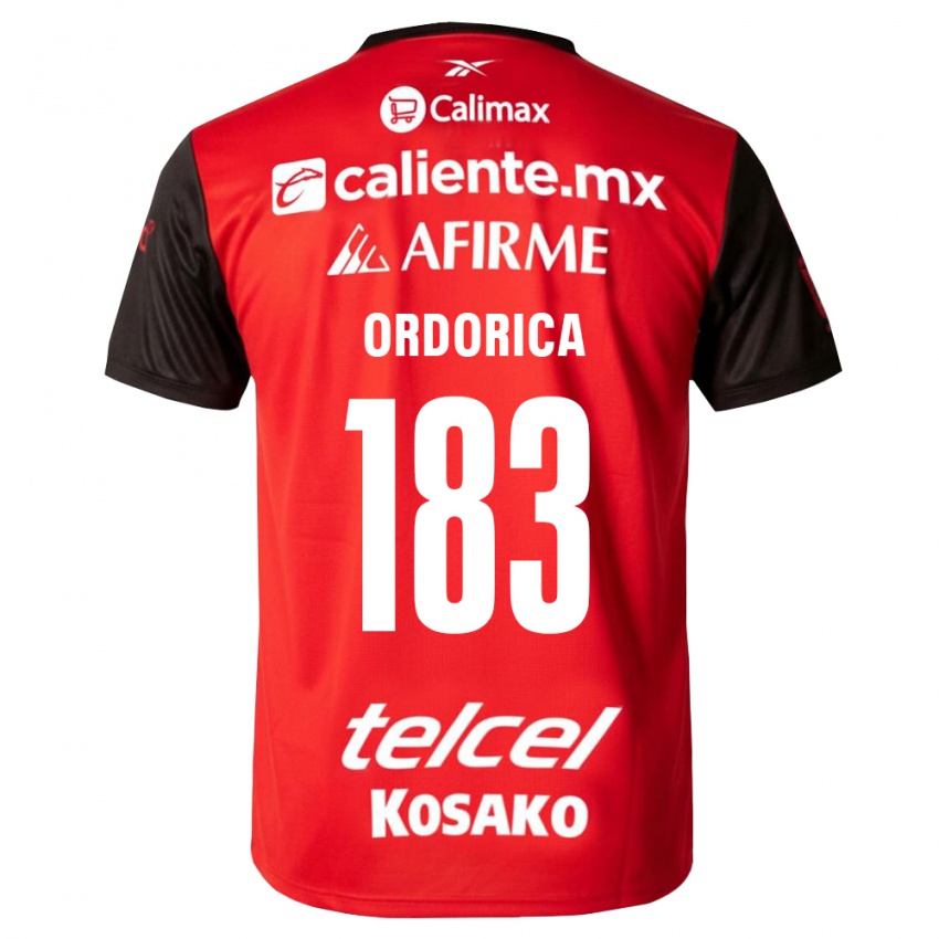 נשים Brandon Ordorica #183 שחור אדום ג'רזי ביתית 2026/27 חולצה קצרה