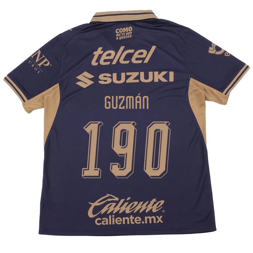 נשים Héctor Guzmán #190 סגול חום ג'רזי ביתית 2026/27 חולצה קצרה