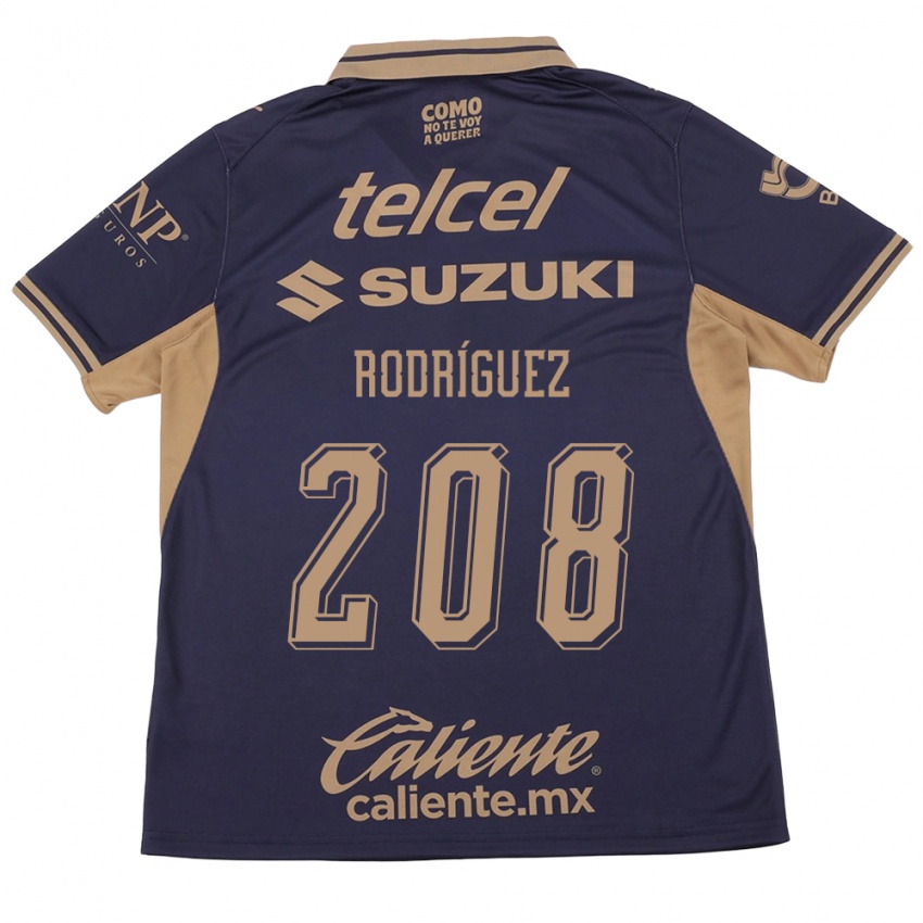 נשים Gael Rodríguez #208 סגול חום ג'רזי ביתית 2026/27 חולצה קצרה