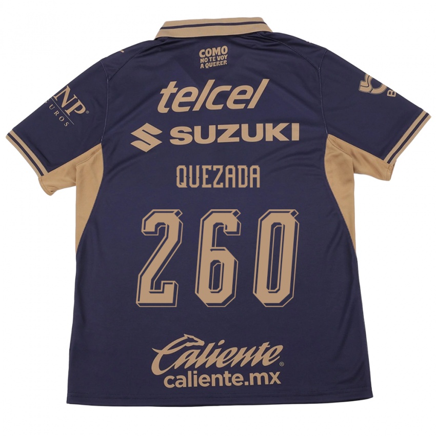 נשים Héctor Quezada #260 סגול חום ג'רזי ביתית 2026/27 חולצה קצרה